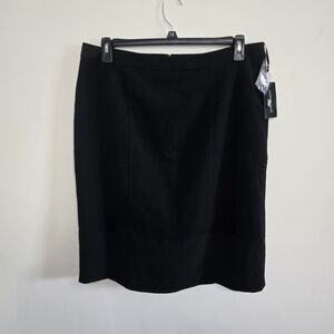 Luciano Dante Chic Black Pencil Skirt for Women
